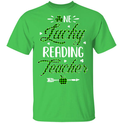 One Lucky Reading Teacher St Patricks Day Irish Gift T-Shirt & Hoodie | Teecentury.com