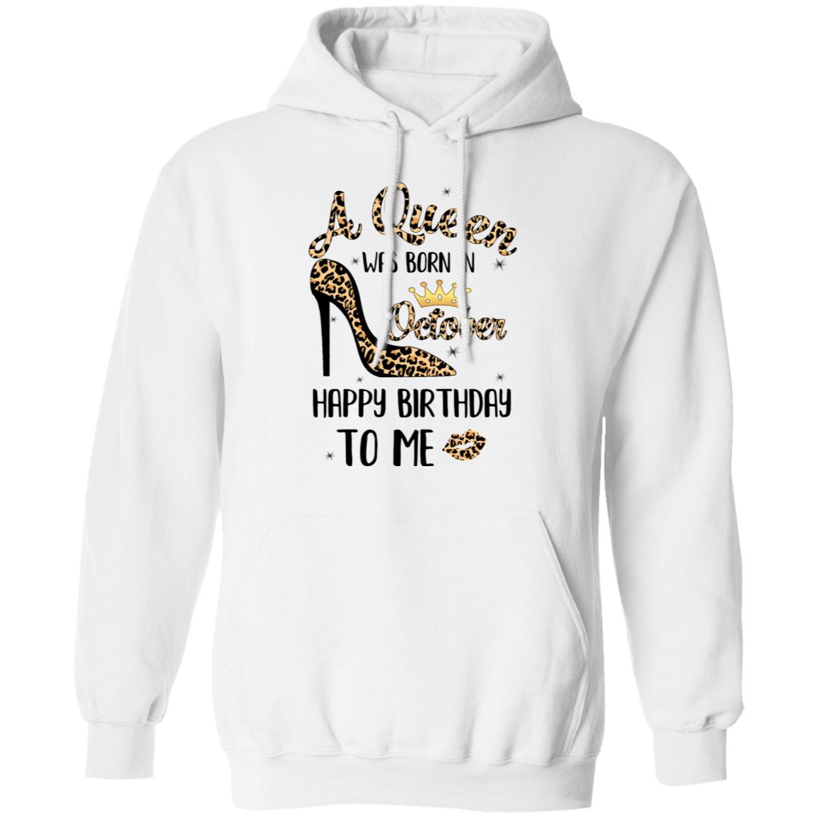 Born In October Girl Leopard High Heels Birthday Women Gift T-Shirt & Tank Top | Teecentury.com