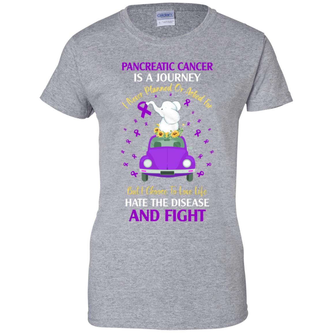 Pancreatic Awareness Is A Journey T-Shirt & Hoodie | Teecentury.com