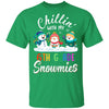 Chillin' With 6th Grade Snowmies Christmas Teacher Gifts T-Shirt & Sweatshirt | Teecentury.com