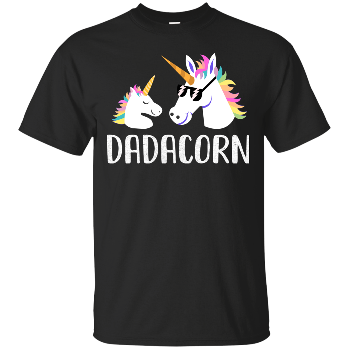 Dadacorn Unicorn Dad And Baby Fathers Day Gifts T-Shirt & Hoodie | Teecentury.com