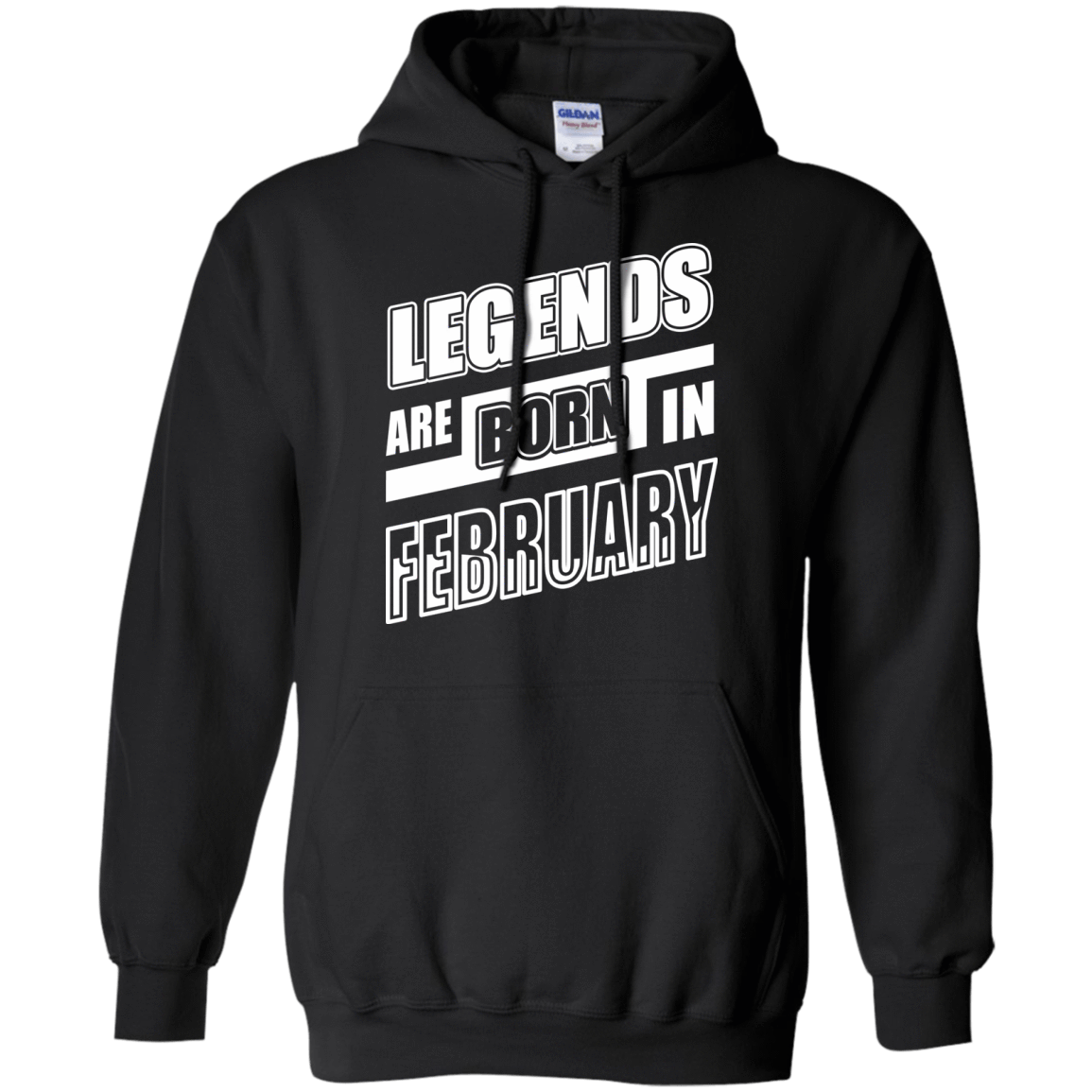 Legends are born in FEBRUARY T-Shirt & Hoodie | Teecentury.com