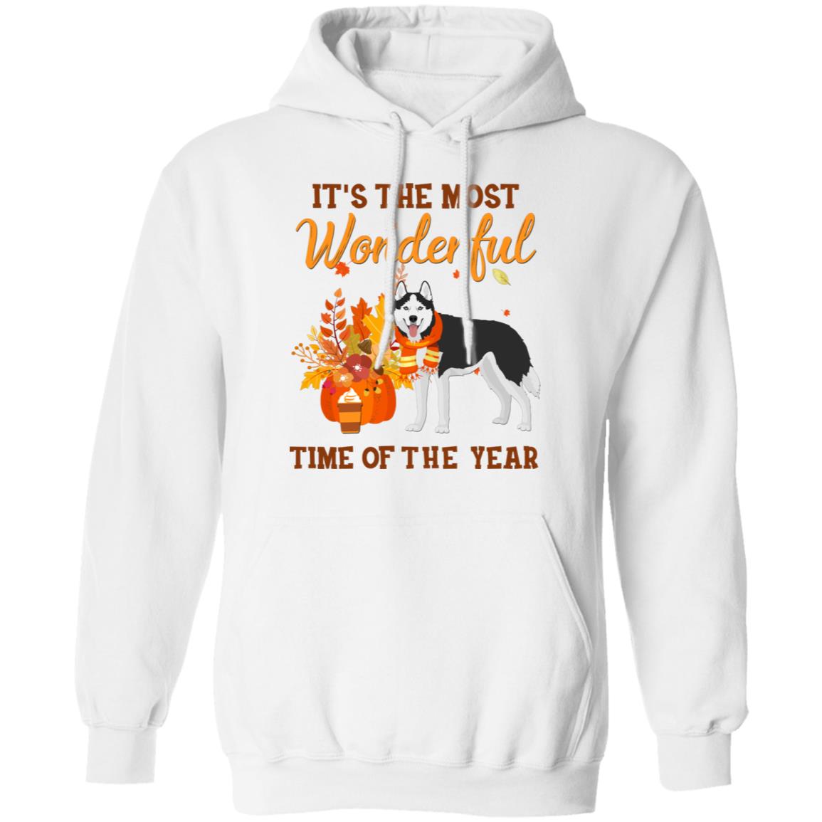 Siberian Husky Autumn It's The Most Wonderful Time Of The Year T-Shirt & Hoodie | Teecentury.com