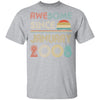 Awesome Since January 2008 Vintage 14th Birthday Gifts Youth Youth Shirt | Teecentury.com