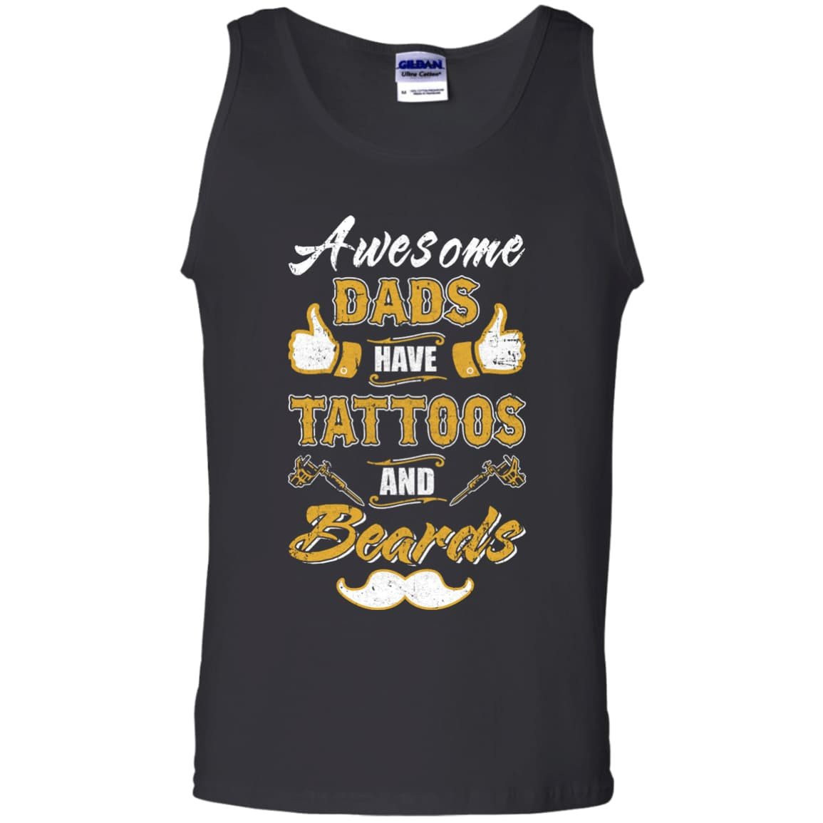 Awesome Dads Have Tattoos And Beards T-Shirt & Hoodie | Teecentury.com