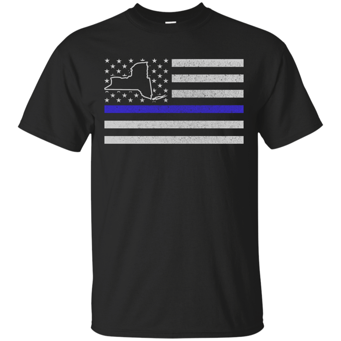 New York Thin Blue Line Police State T-Shirt & Hoodie | Teecentury.com