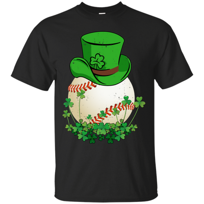 Shamrock Baseball Leprechaun St Patricks Day T-Shirt & Hoodie | Teecentury.com