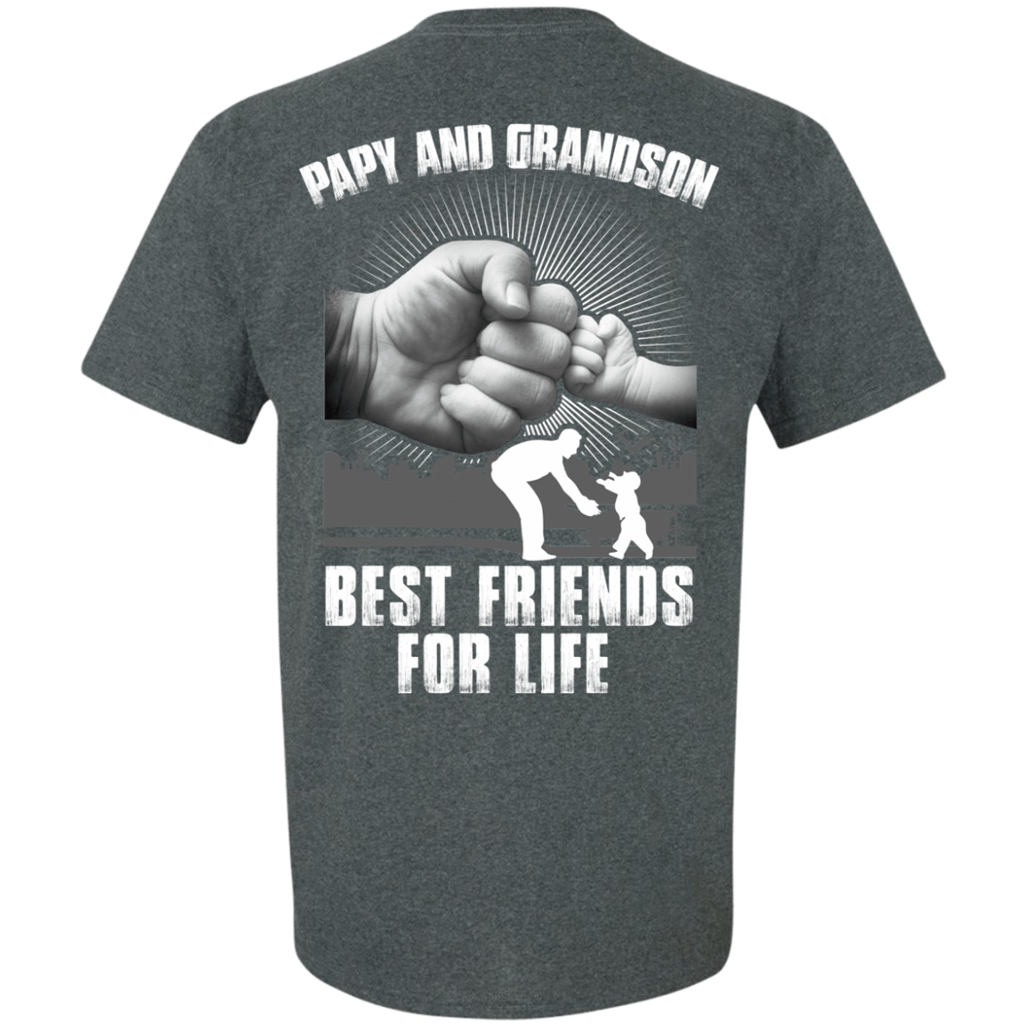 Papy And Grandson Best Friends For Life T-Shirt & Hoodie | Teecentury.com