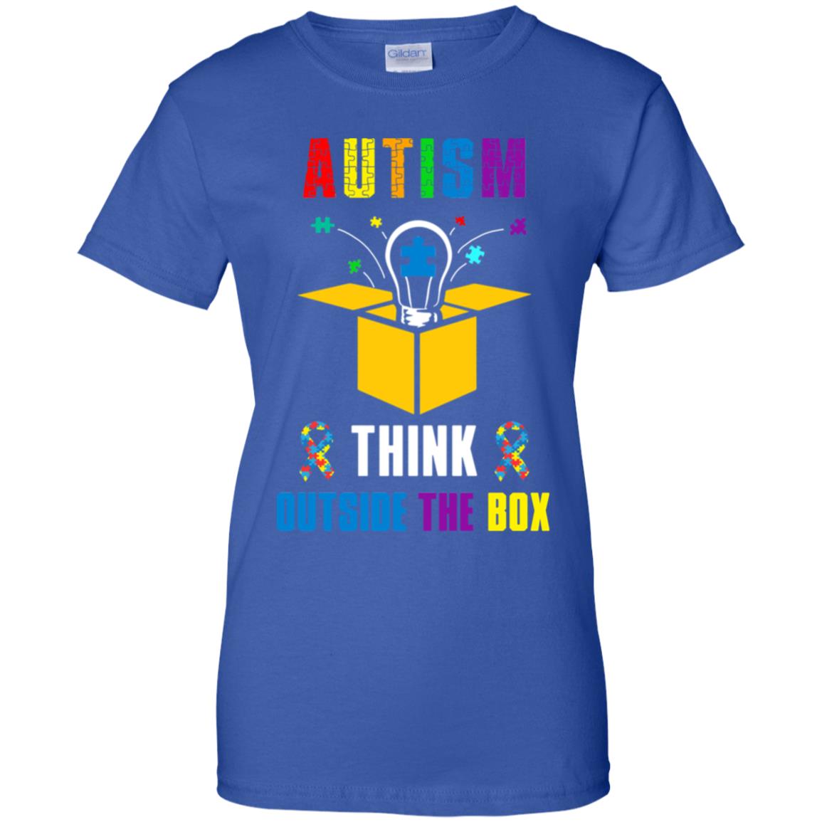 Autism Think Outside The Box Autism Awareness T-Shirt & Hoodie | Teecentury.com
