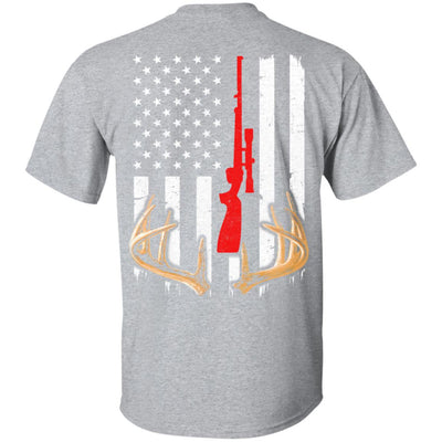 Bow Deer Hunting US Flag Deer Hunter T-Shirt & Hoodie | Teecentury.com