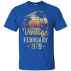 Retro Classic Vintage February 1979 43th Birthday Gift T-Shirt & Hoodie | Teecentury.com