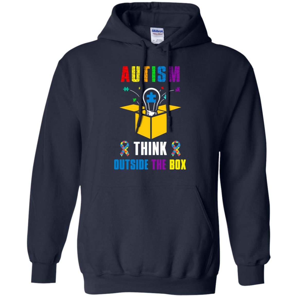 Autism Think Outside The Box Autism Awareness T-Shirt & Hoodie | Teecentury.com