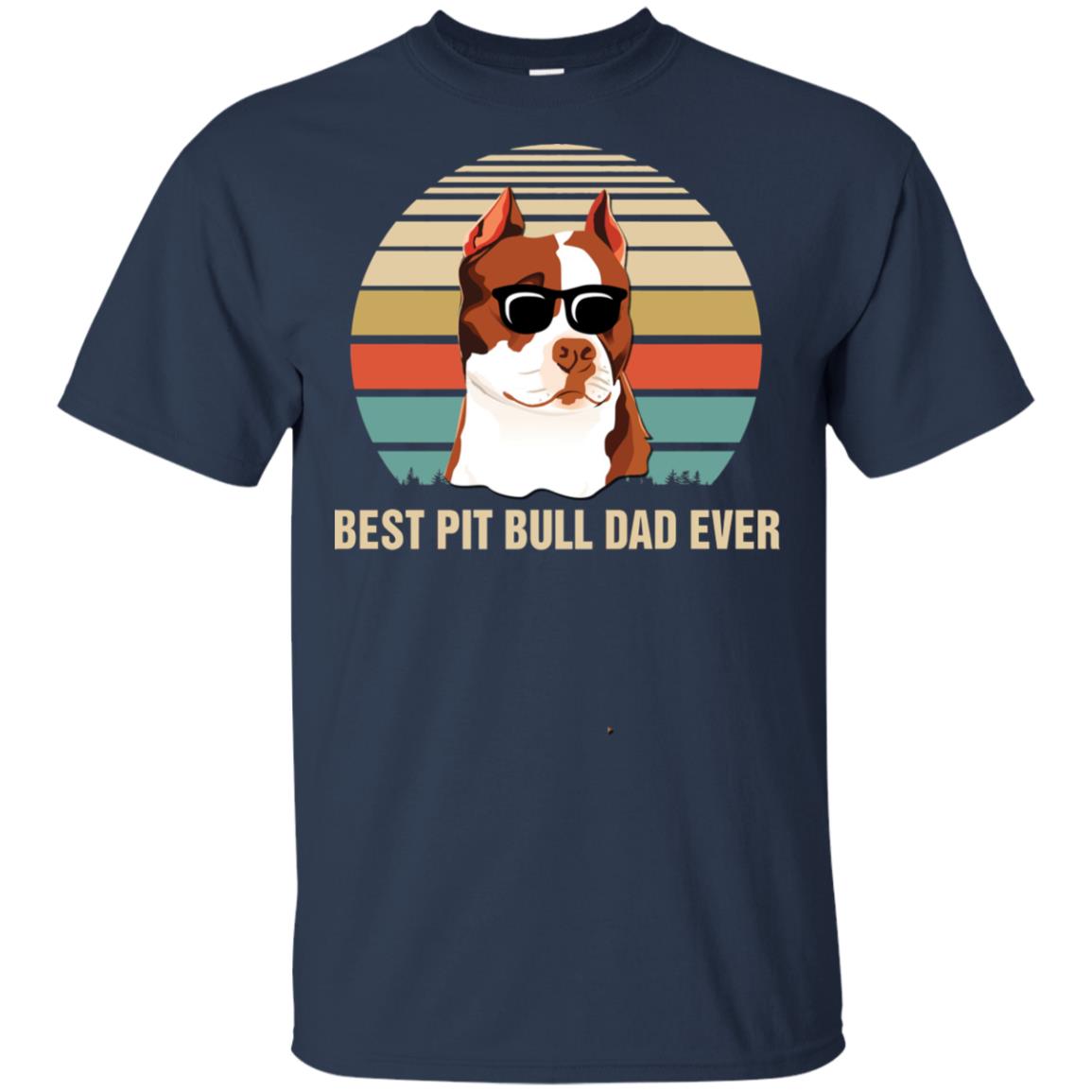 Pitbull Dads Shirt Proud American Pit Bull Dog T-Shirt