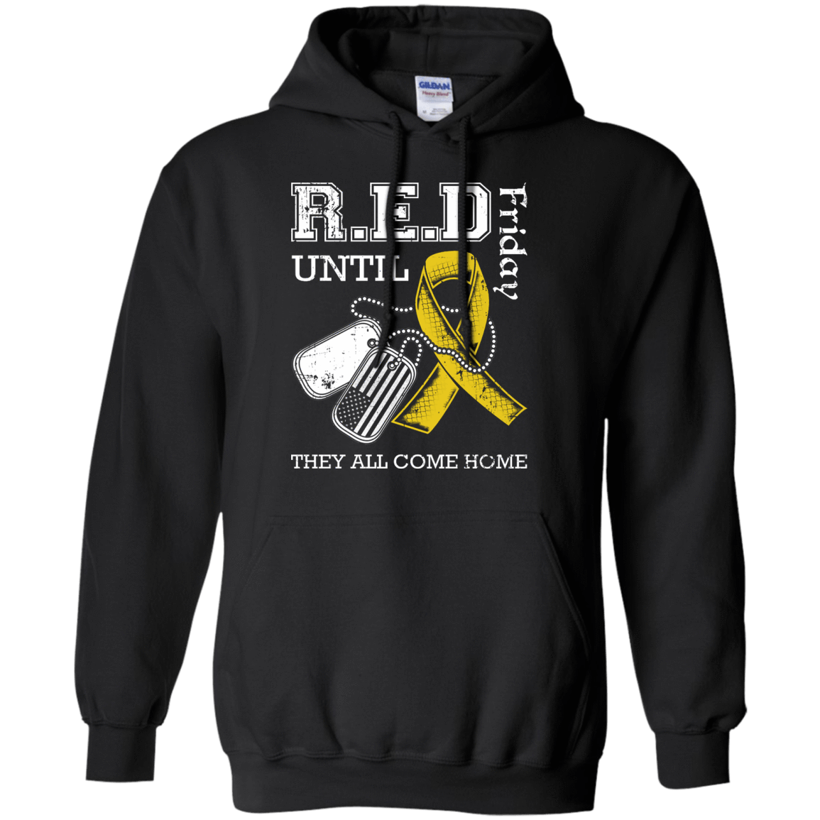 Red Friday Until They All Come Home T-Shirt & Hoodie | Teecentury.com