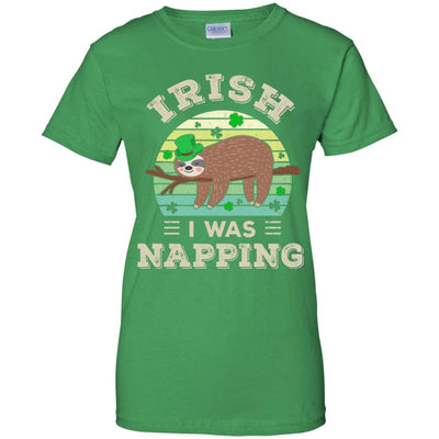 Saint Patrick's Day Irish I Was Napping Sloth For Kids T-Shirt & Hoodie | Teecentury.com