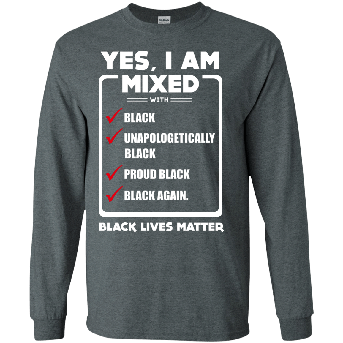 Yes, I Am Mixed Shirt, I'm mixed with Black T-Shirt & Hoodie | Teecentury.com