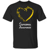 Butterfly Believe Sarcoma Awareness Ribbon Gifts T-Shirt & Hoodie | Teecentury.com