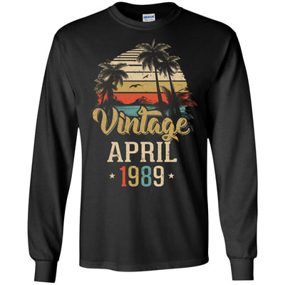 Retro Classic Vintage April 1989 33th Birthday Gift T-Shirt & Hoodie | Teecentury.com