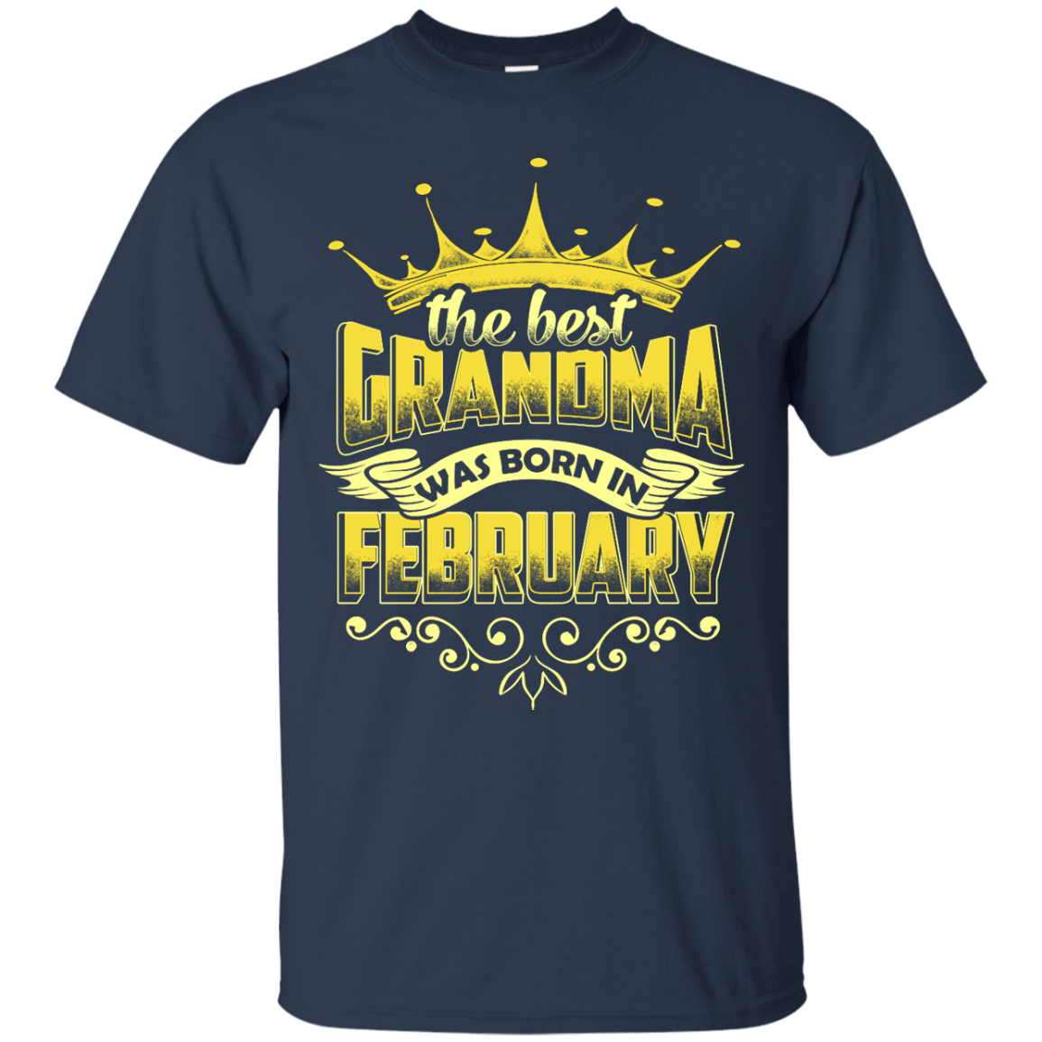 The Best Grandma Was Born In February T-Shirt & Hoodie | Teecentury.com