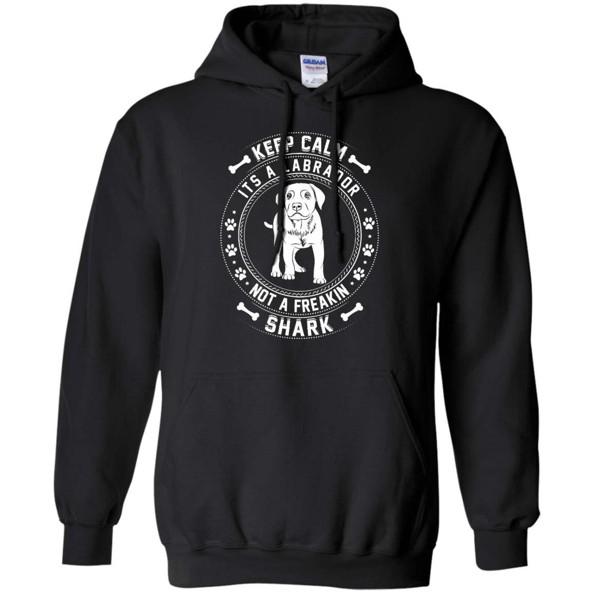 Keep Calm It's A Labrador Not A Freaking Shark T-Shirt & Hoodie | Teecentury.com