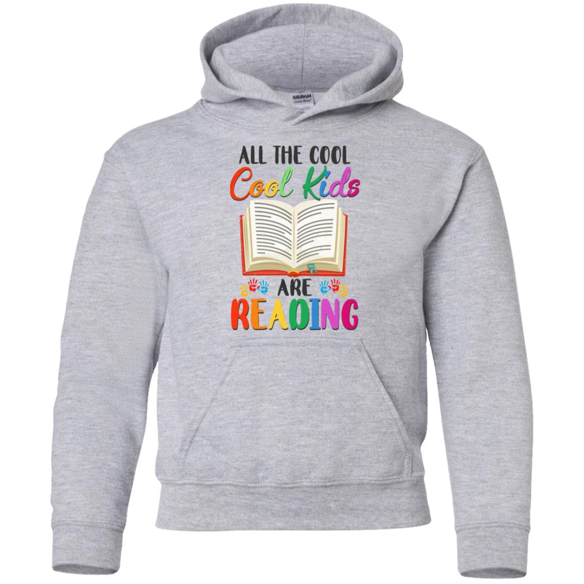 All The Cool Kids Are Reading Book Lover Gifts Youth Youth Shirt | Teecentury.com