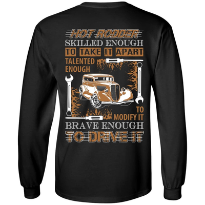 Hot Rodder Skulled Enough To Take It Apart T-Shirt & Hoodie | Teecentury.com