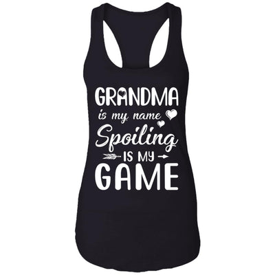 Grandma Is My Name Spoiling Is My Game Funny Mothers Day T-Shirt & Tank Top | Teecentury.com