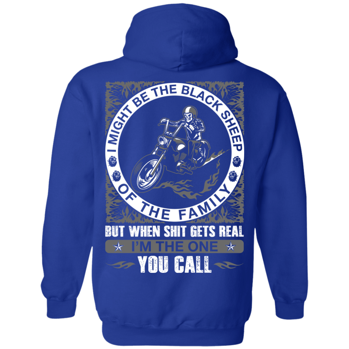 I Might Be The Black Sheep Of The Family Motorcycle T-Shirt & Hoodie | Teecentury.com