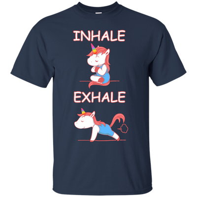 Yoga Unicorn Inhale Exhale T-Shirt & Hoodie | Teecentury.com