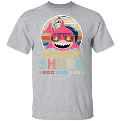 Retro Vintage Mommy Shark Doo Doo Doo T-Shirt & Hoodie | Teecentury.com