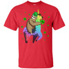 Leprechaun Sloth Riding Llama Unicorn St Patricks Day Youth Youth Shirt | Teecentury.com