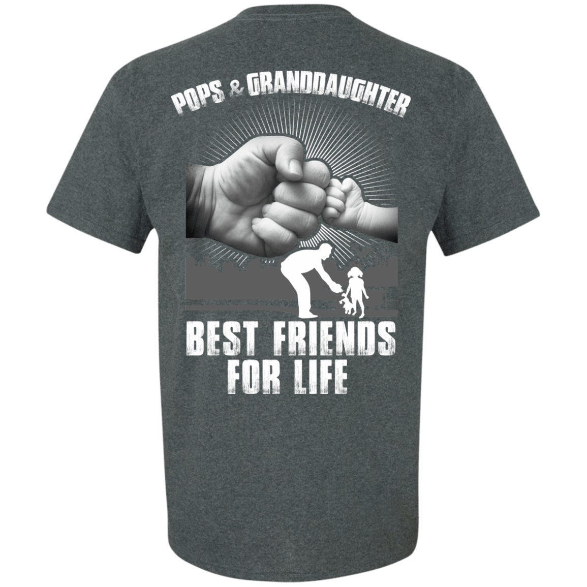Pops And Granddaughter Best Friends For Life T-Shirt & Hoodie | Teecentury.com