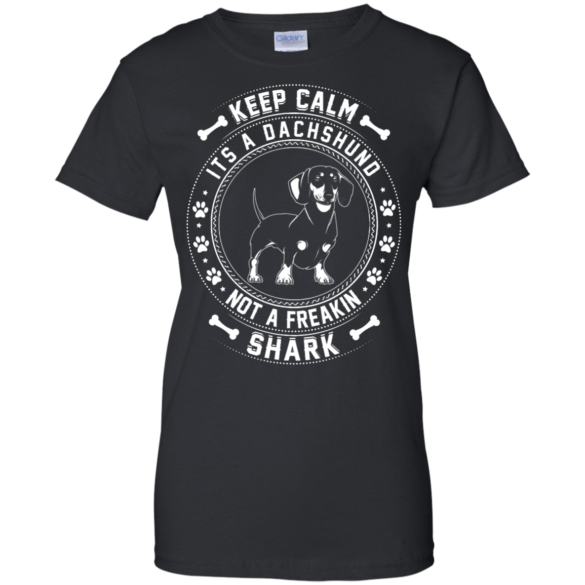 Keep Calm It's A Dachshund Not A Freaking Shark T-Shirt & Hoodie | Teecentury.com