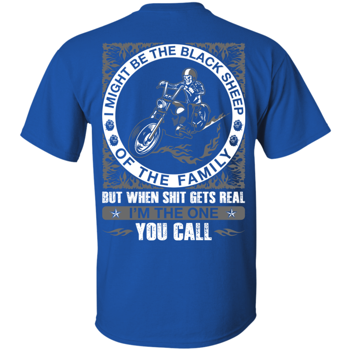 I Might Be The Black Sheep Of The Family Motorcycle T-Shirt & Hoodie | Teecentury.com