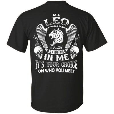 As A Leo I Hold A Beast An Angel A Madman In Me T-Shirt & Hoodie | Teecentury.com