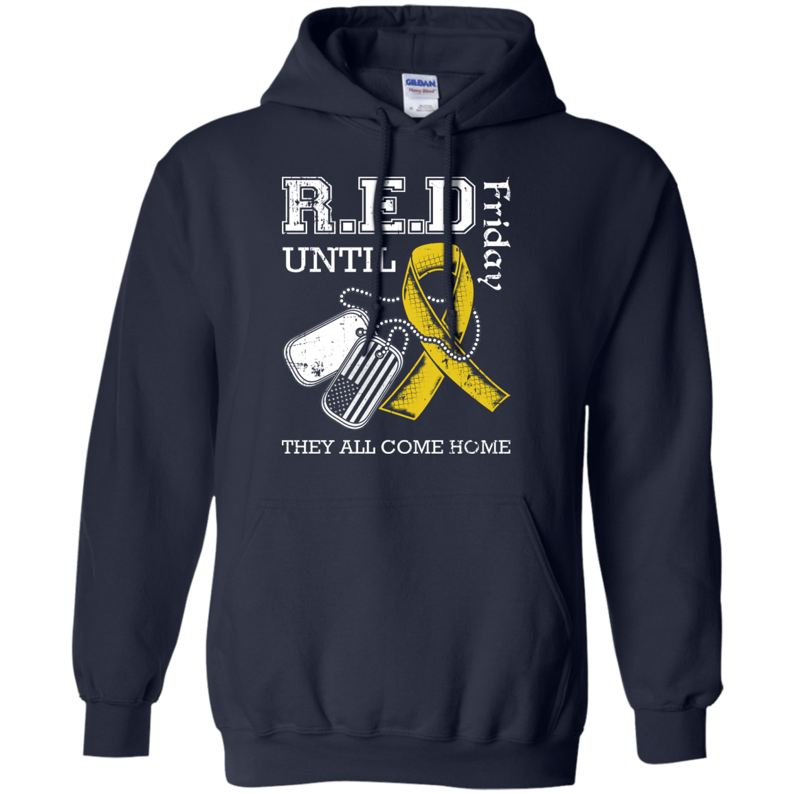 Red Friday Until They All Come Home T-Shirt & Hoodie | Teecentury.com