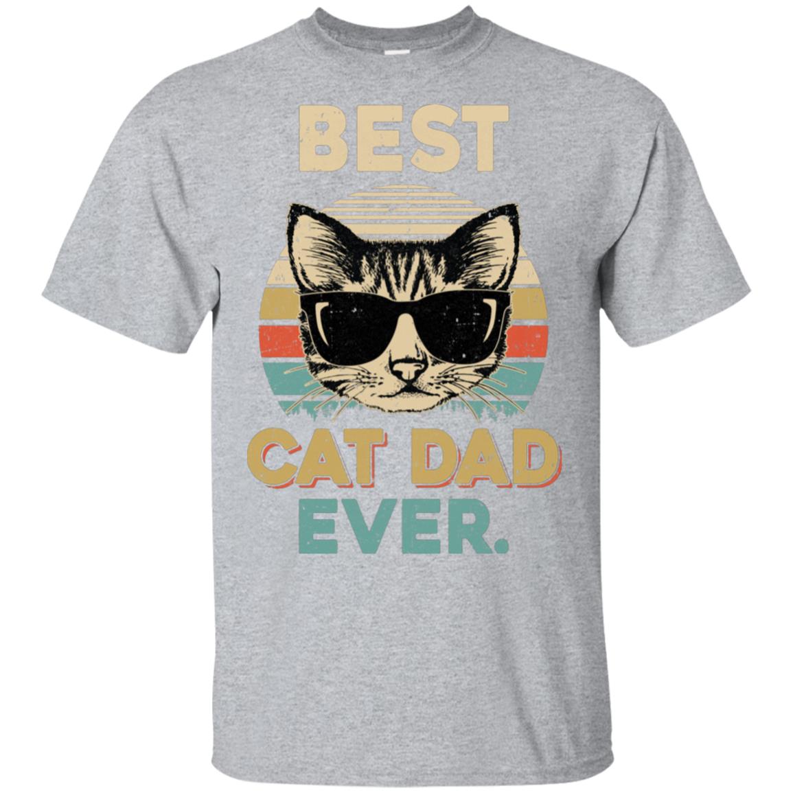 Vintage Best Cat Dad Ever Cat Daddy Father T-Shirt & Hoodie | Teecentury.com