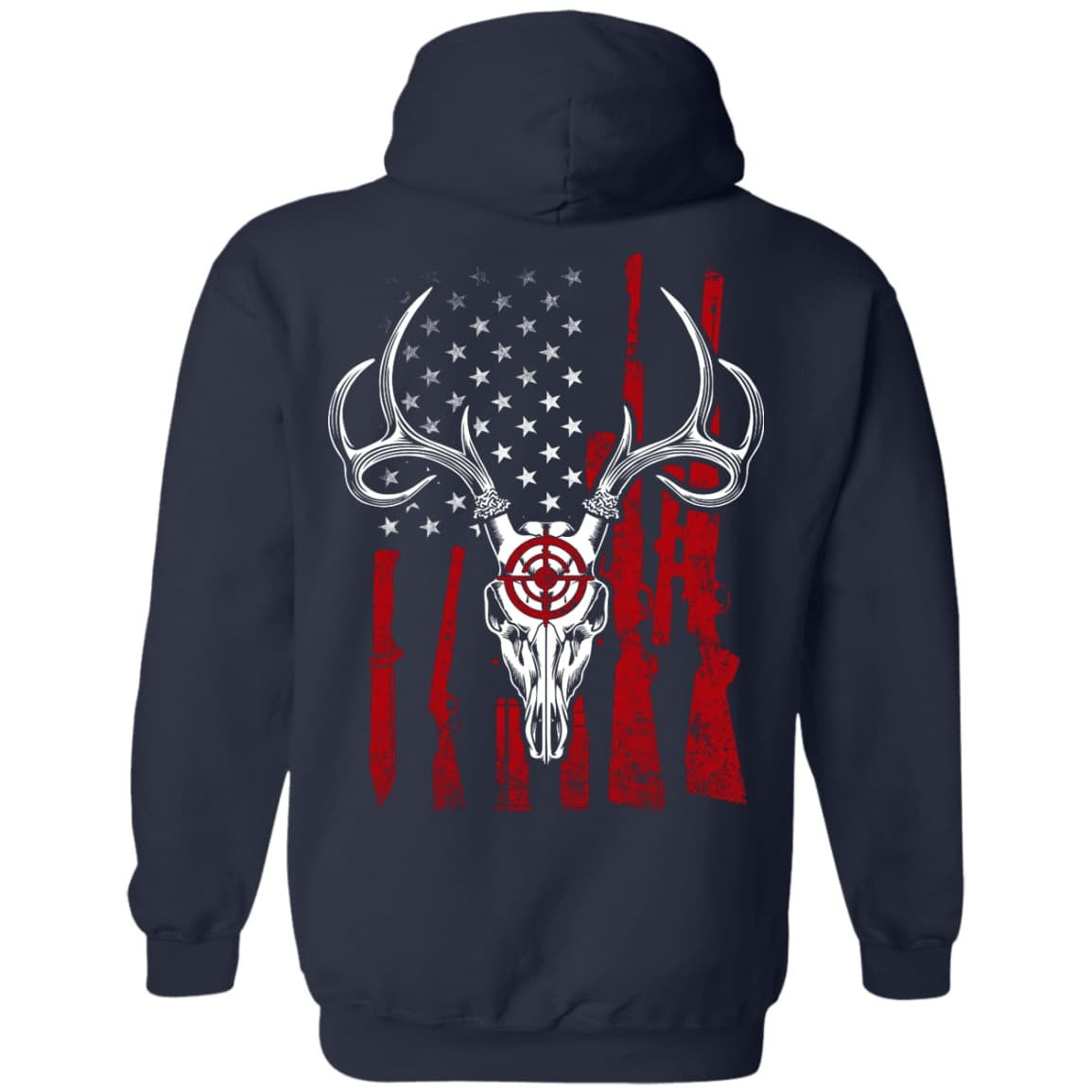 Deer Hunting American Flag T-Shirt & Hoodie | Teecentury.com