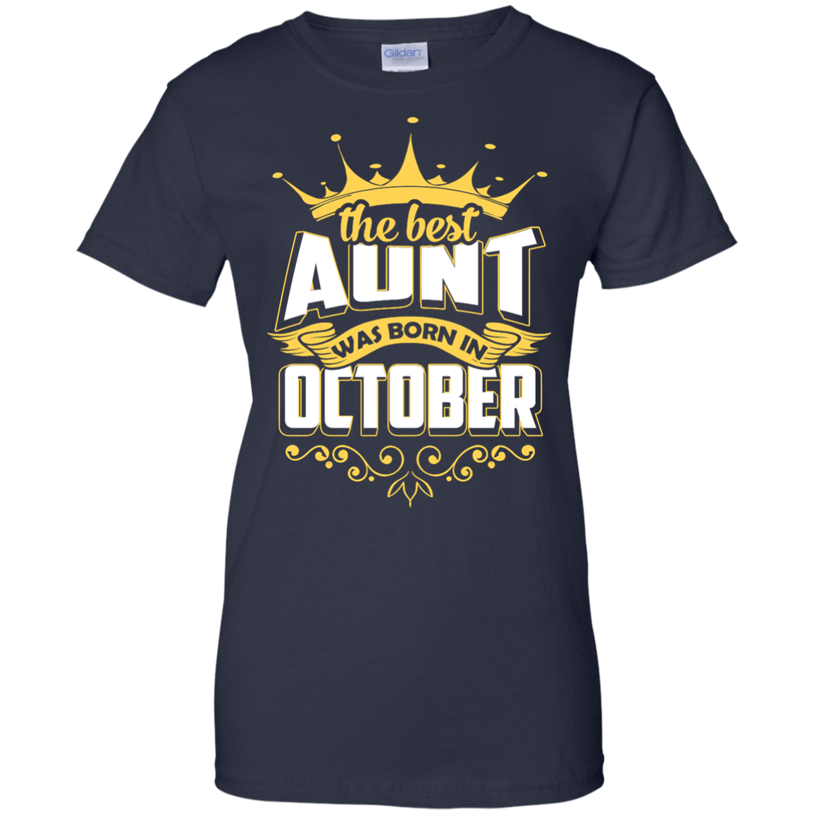The Best Aunt Was Born In October T-Shirt & Hoodie | Teecentury.com