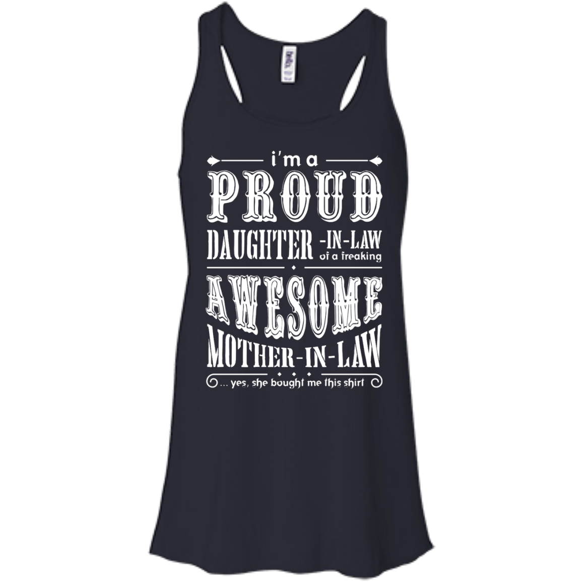 I'm A Proud Daughter In Law Of A Freaking Awesome Mother In Law T-Shirt & Hoodie | Teecentury.com