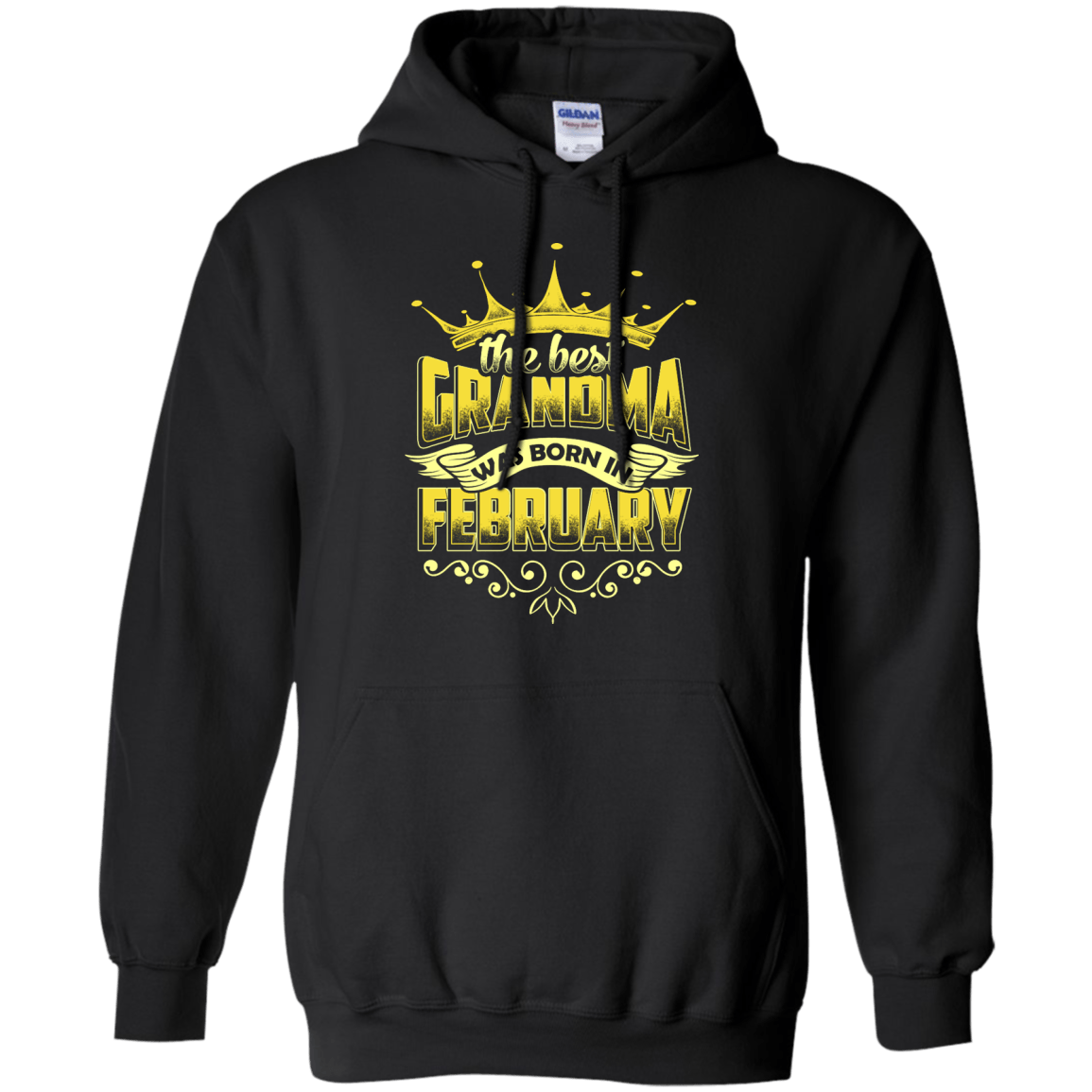 The Best Grandma Was Born In February T-Shirt & Hoodie | Teecentury.com