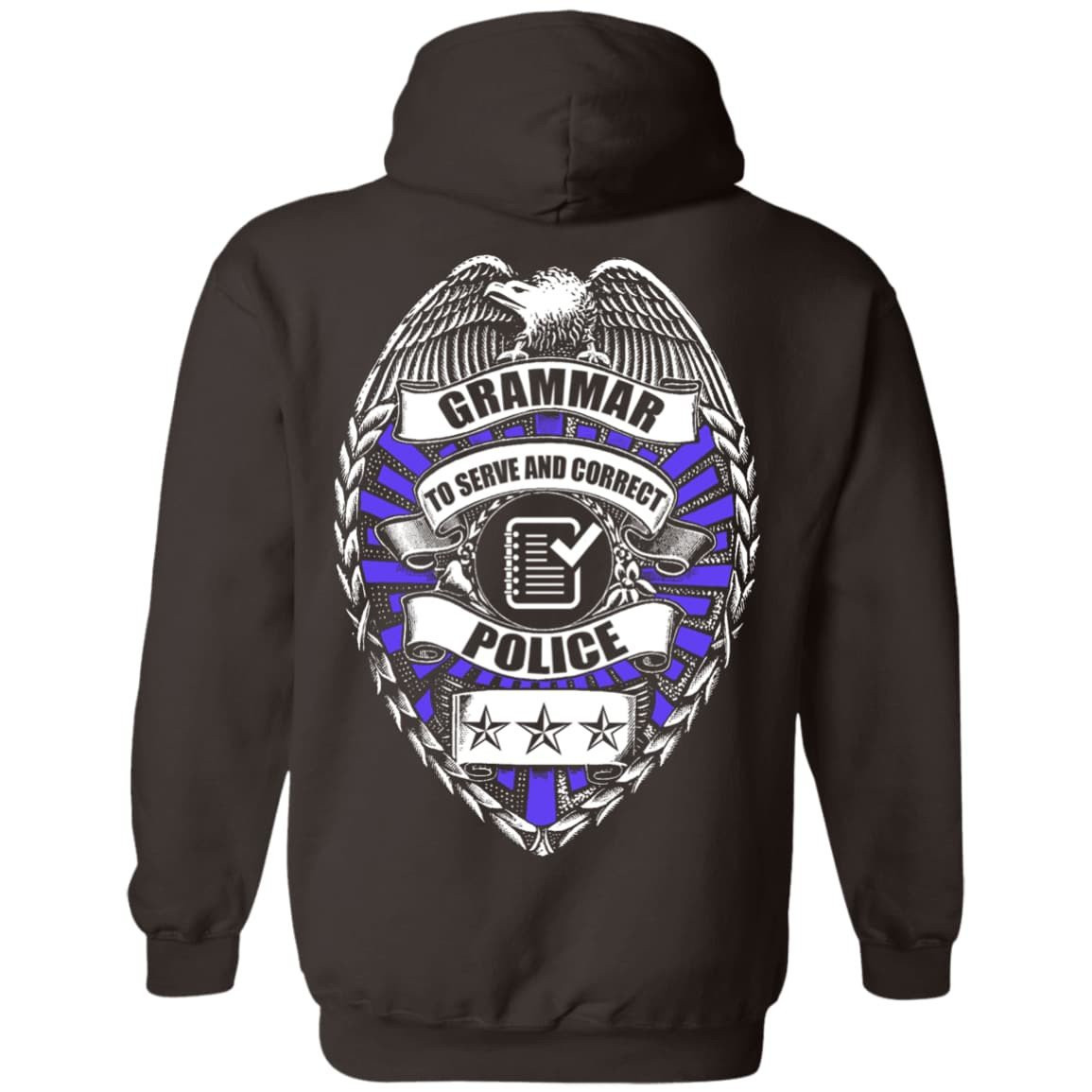 Grammar To Serve And Correct Police T-Shirt & Hoodie | Teecentury.com