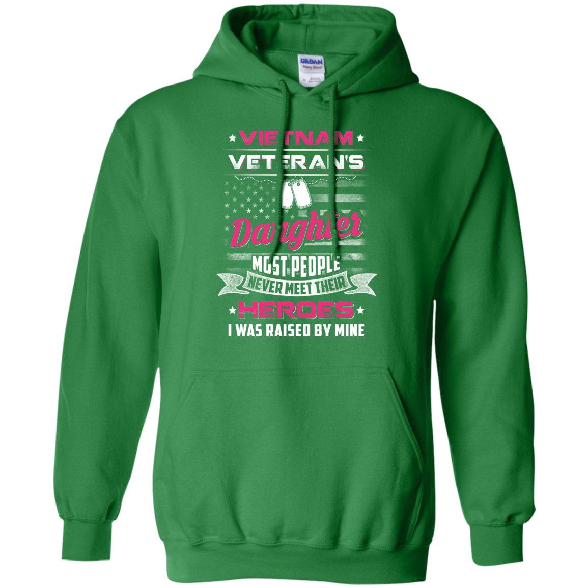 Vietnam Veteran's Daughter I Was Raised By Mine T-Shirt & Hoodie | Teecentury.com