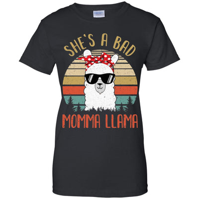 Vintage Funny Shirt She's A Bad Momma Llama T-Shirt & Hoodie | Teecentury.com