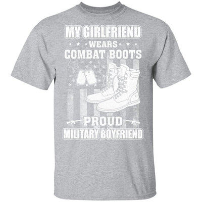 My Girlfriend Wears Combat Boots Proud Military Boyfriend T-Shirt & Hoodie | Teecentury.com