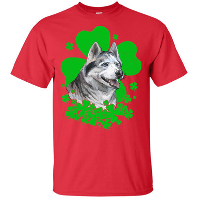 Siberian Husky St. Patrick's Day Clovers T-Shirt & Hoodie | Teecentury.com