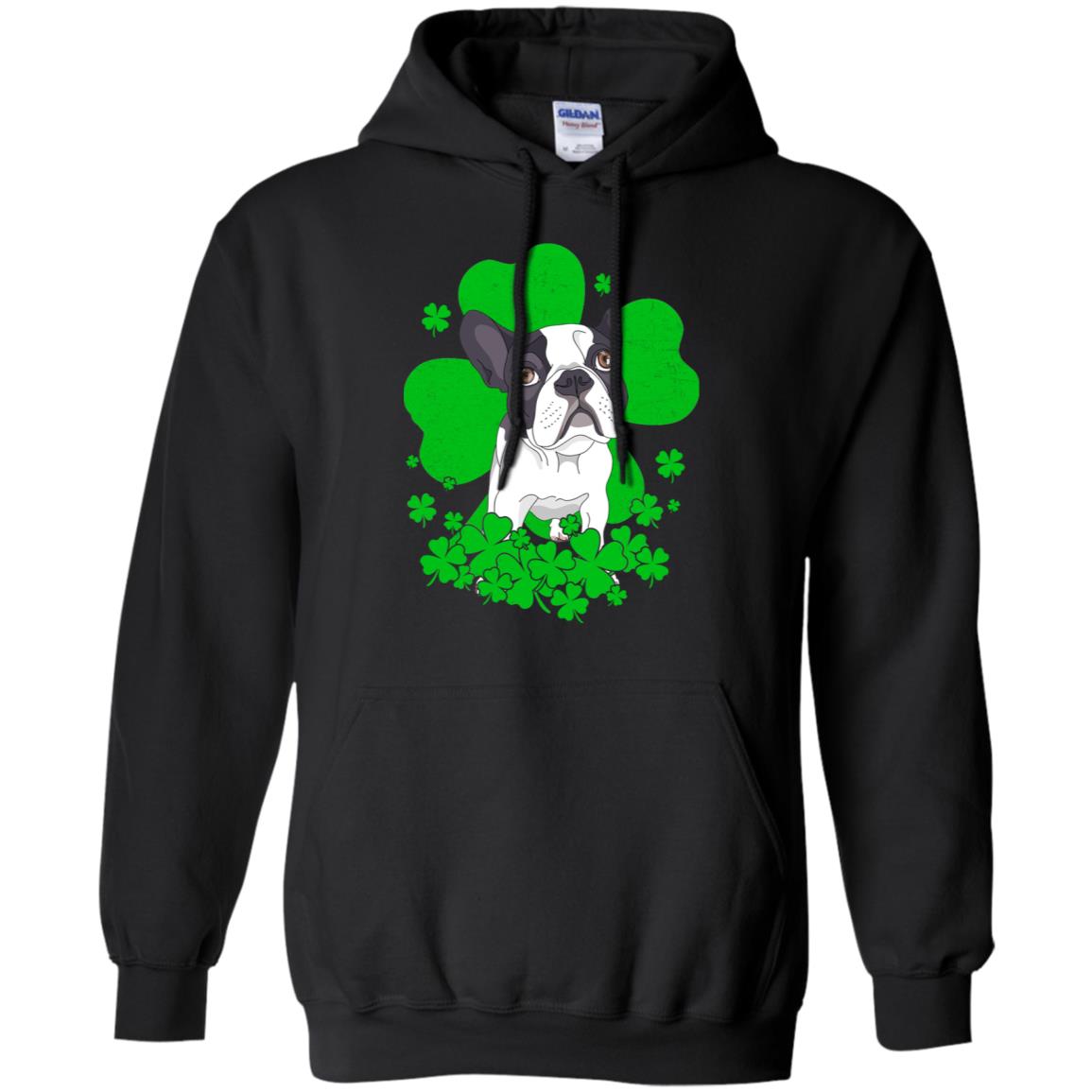 Bulldog St. Patrick's Day Clovers T-Shirt & Hoodie | Teecentury.com