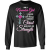 November Girl Christ Gives Me Strength Birthday Gifts Women T-Shirt & Hoodie | Teecentury.com