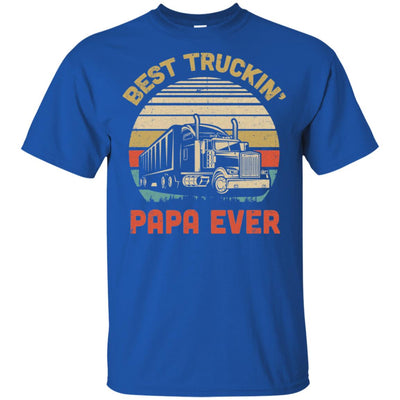 Vintage Best Truckin' Papa Ever Fathers Day Gift T-Shirt & Hoodie | Teecentury.com