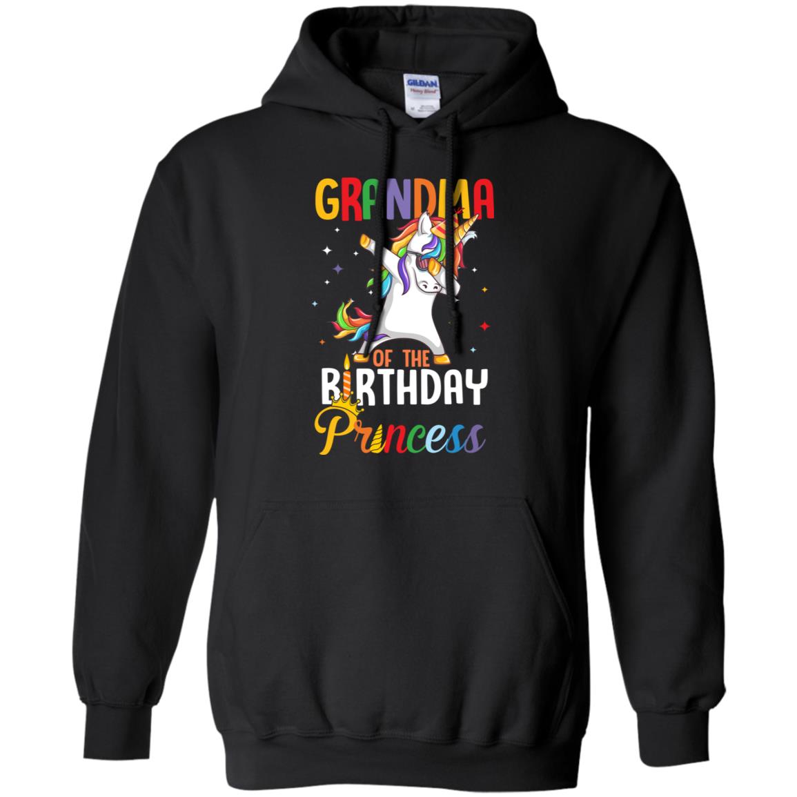Grandma Of The Birthday Girl Dabbing Unicorn Party T-Shirt & Hoodie | Teecentury.com